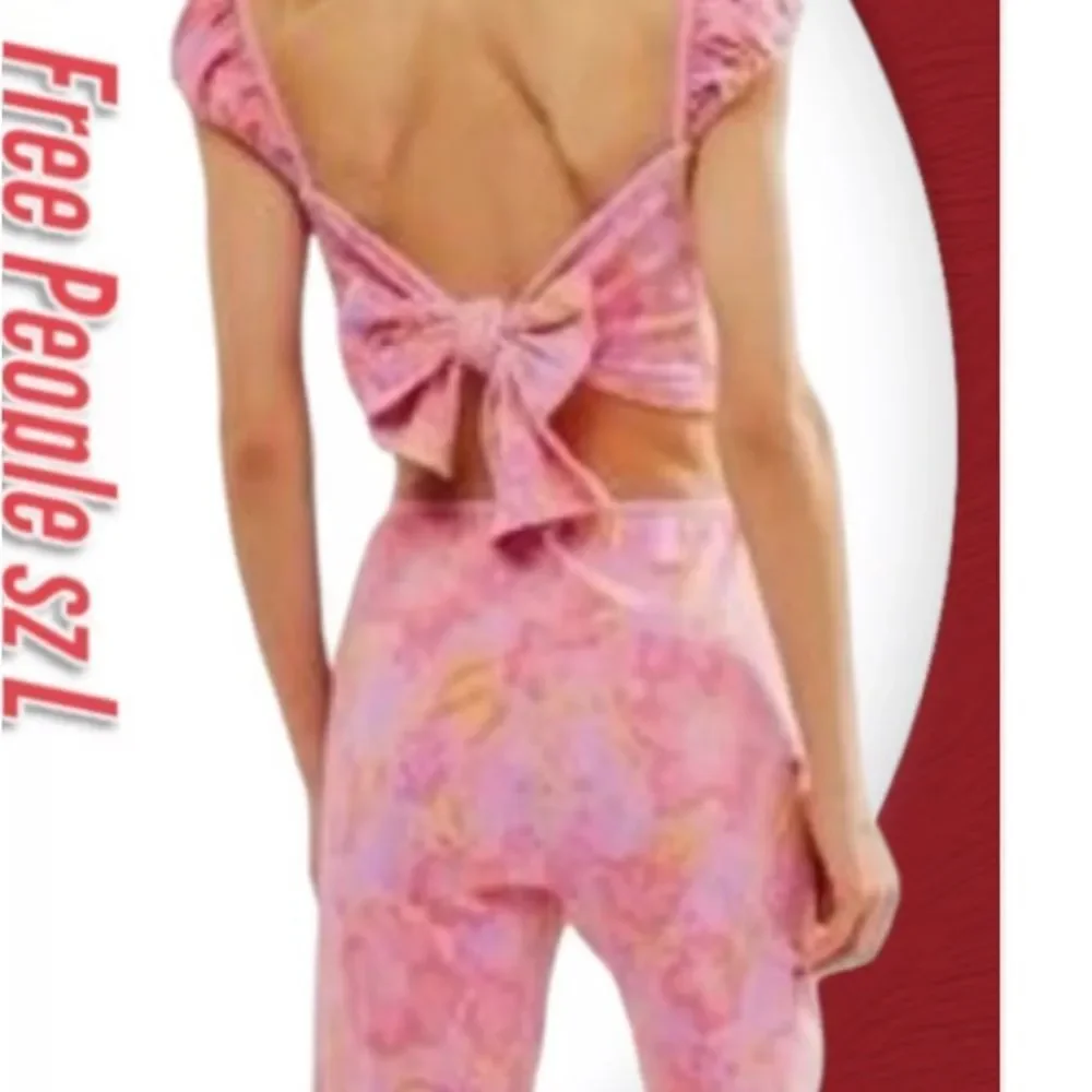 Free People Hot Pink Combo Get Physical Bustier Crop Top Shorts Co-Ord Set